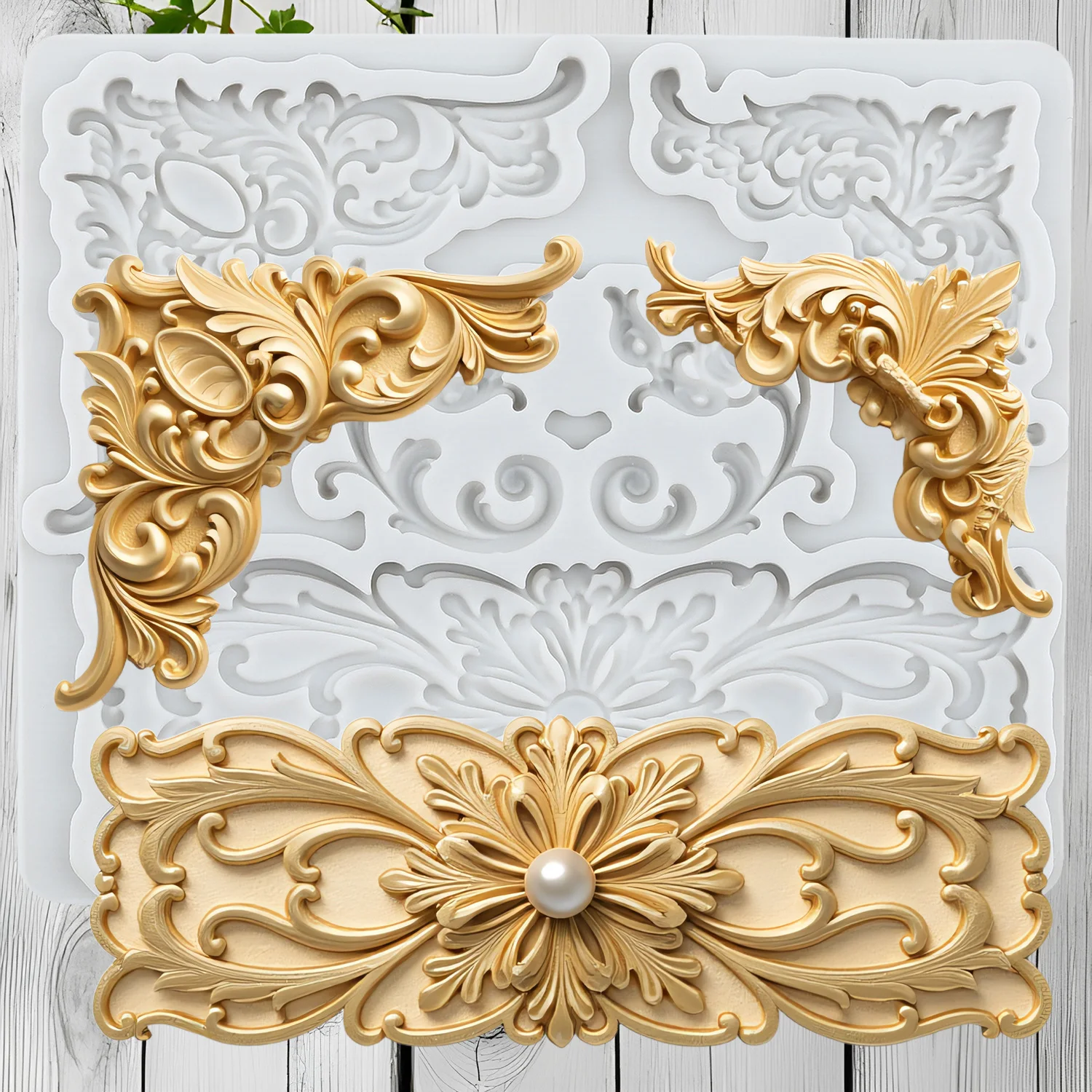 Силиконовая форма для торта Baroque