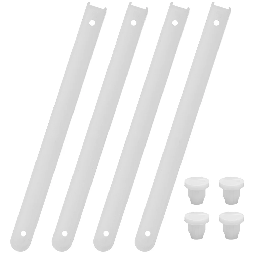 Side Mount Track Cabinet Drawers Furniture Guides Plastic Replacement Parts White