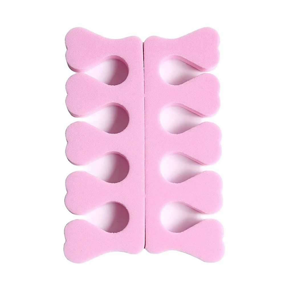 

100 пар, розовая мягкая губка для практики маникюра и педикюра