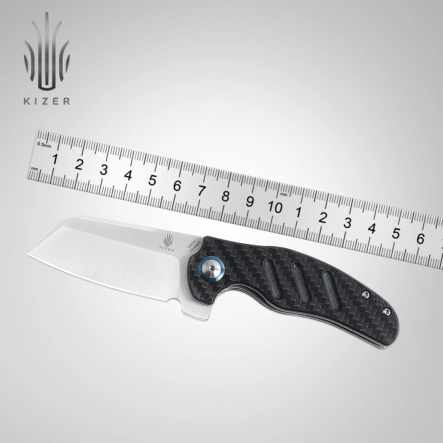 Kizer Mojave Exclusive Survival Knife V3488E3/V3488ED/V3488EN C01C Mini EDC Folding Knife Designed by Sheepdog