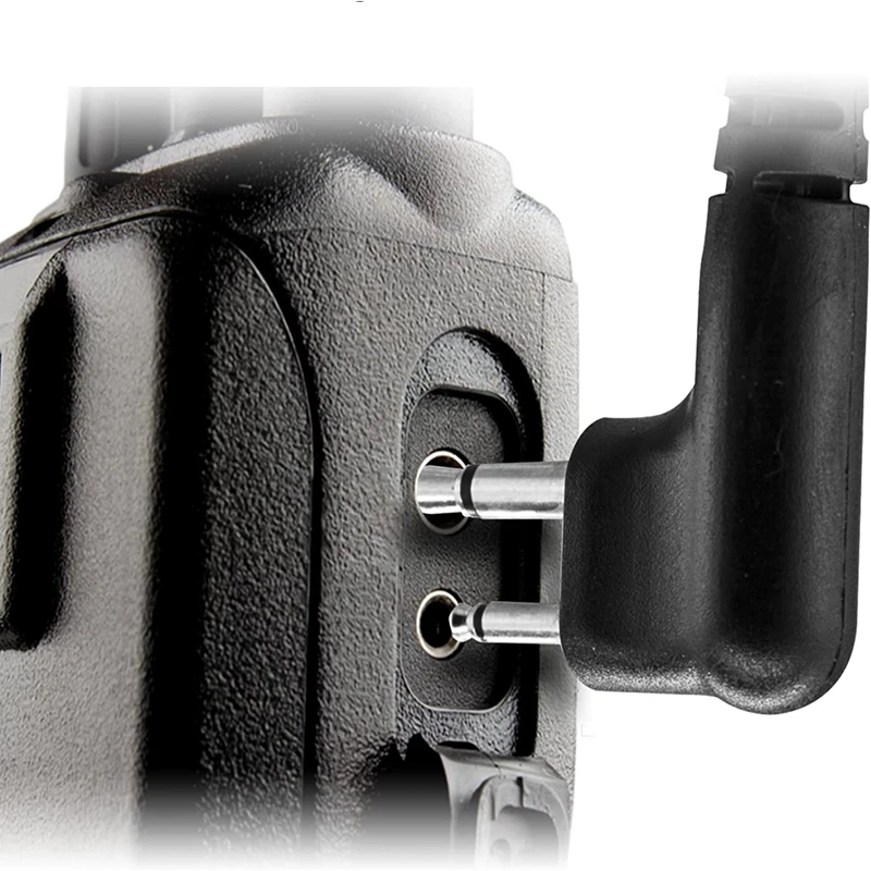 Earpiece for Motorola CLS1110 CLS1410 CP185 CP200D RDU4100 RDM2070D,Headset with Mic PTT 2 Pin FBI Acoustic Tube Walkie Talkie