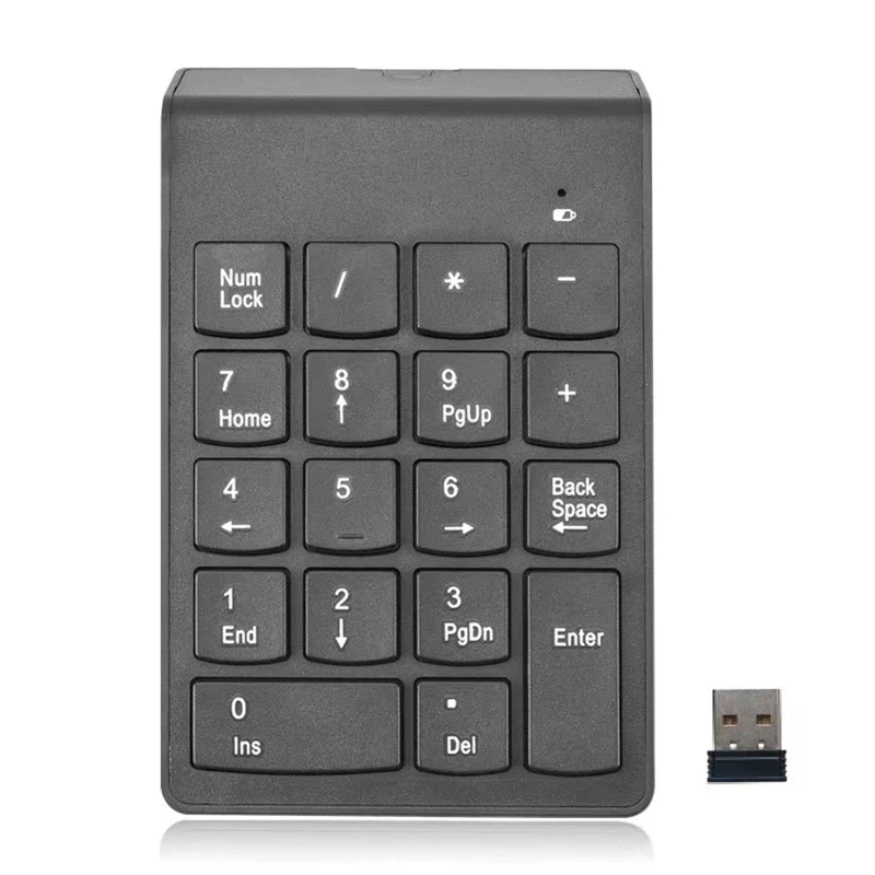 

18-Key 2.4Ghz Wireless Keyboard Mini Digital Number Numeric Accounting Keypad