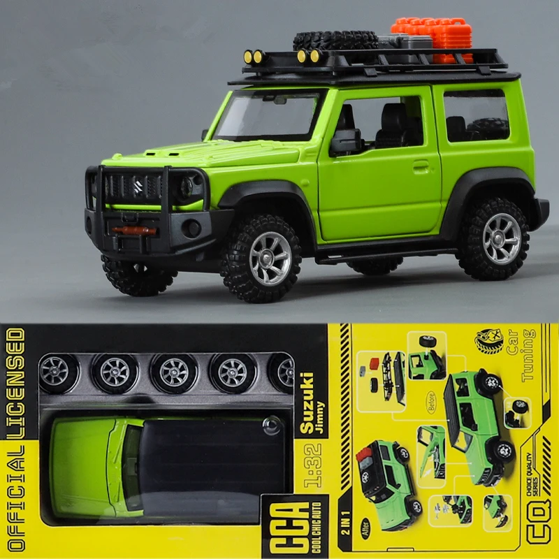 Модель автомобиля в сборе 1:32 Suzuki Jimny SUV модифицированная модель из сплава