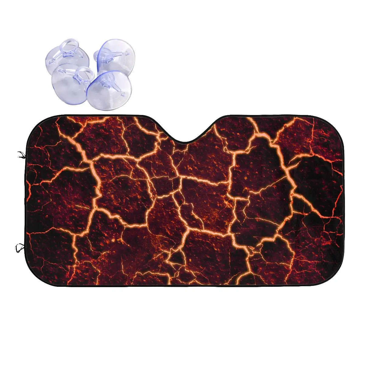 Солнцезащитный козырек на лобовое стекло, 70x130 см