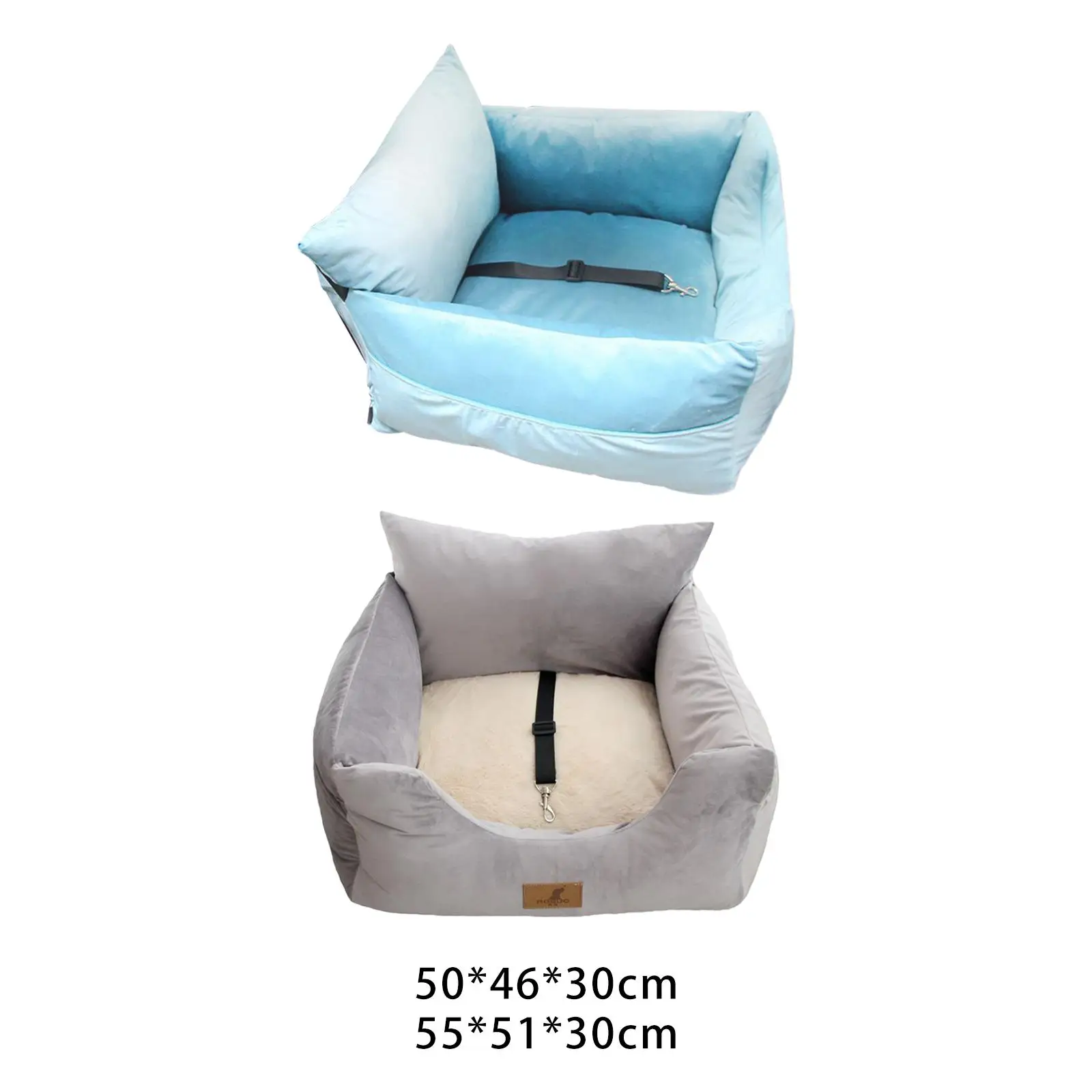 

Cat Dog Car Seat Travel Carrier Warm Soft Anti Slip Oxford Cloth Bottom