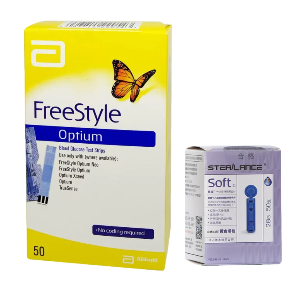 Фото Тест-полоски Abbott Freestyle Optium Neo Glucose, 50 шт., срок годности до [дата], для личного использования, варианты продукции. №2
