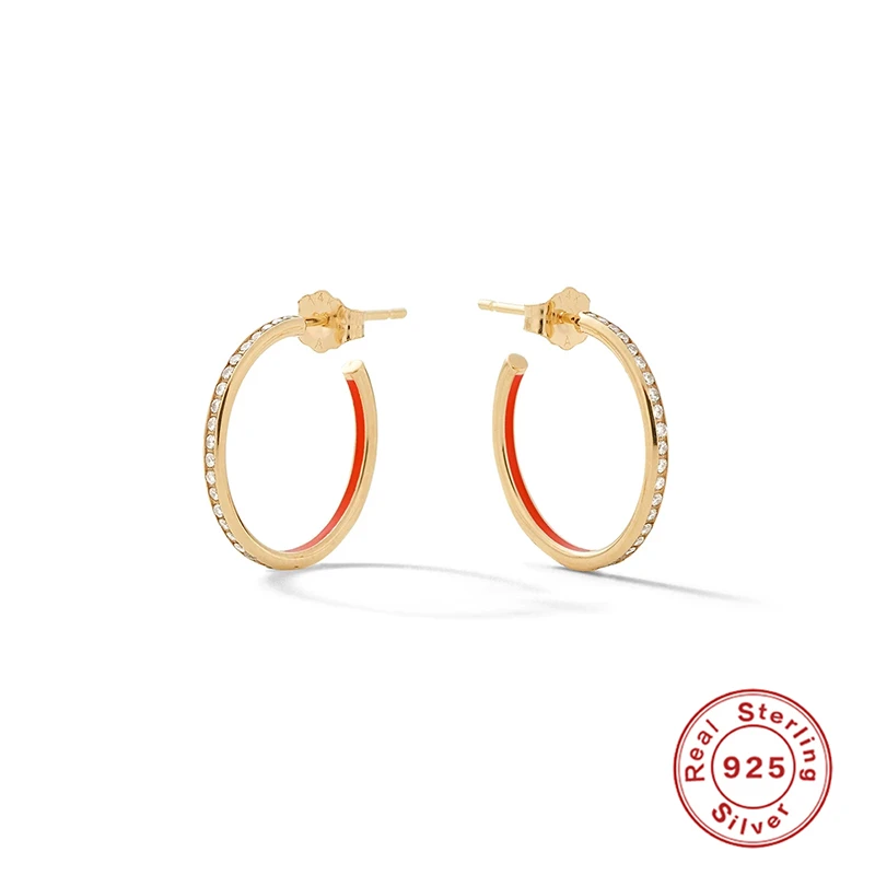 

Серьги-кольца женские из серебра 925 пробы в стиле бохо