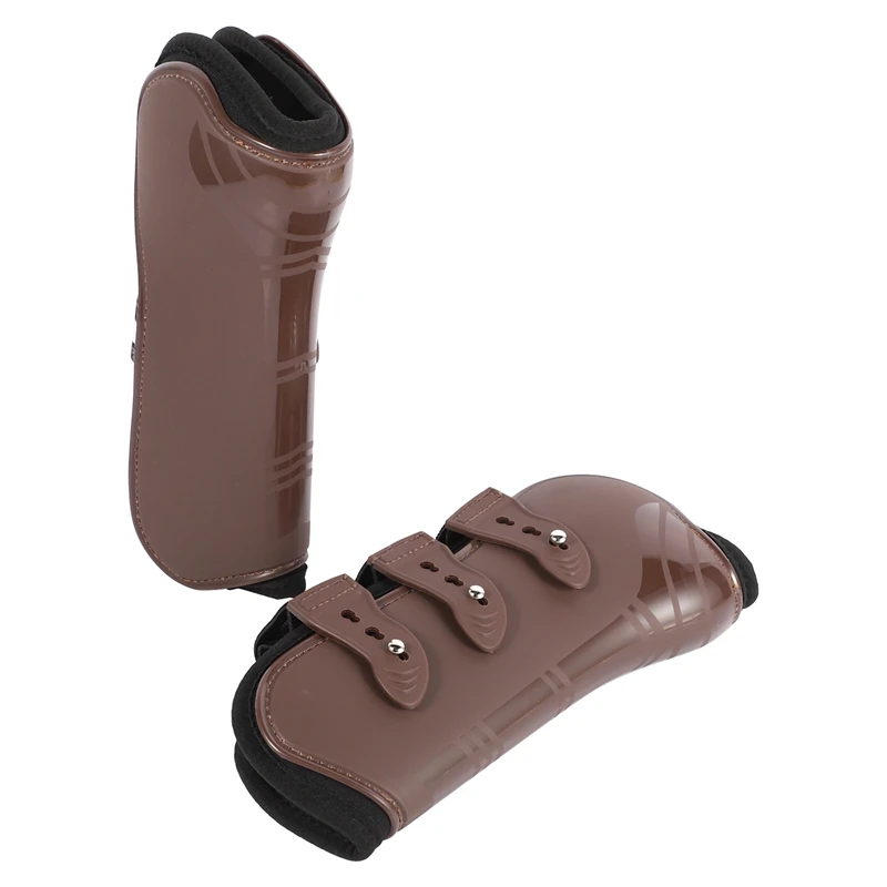 Защитные наколенники для передних ног лошади Equine Front Leg Guard, регулируемые ботинки PU с подкладкой из неопрена, защищающие суставы.