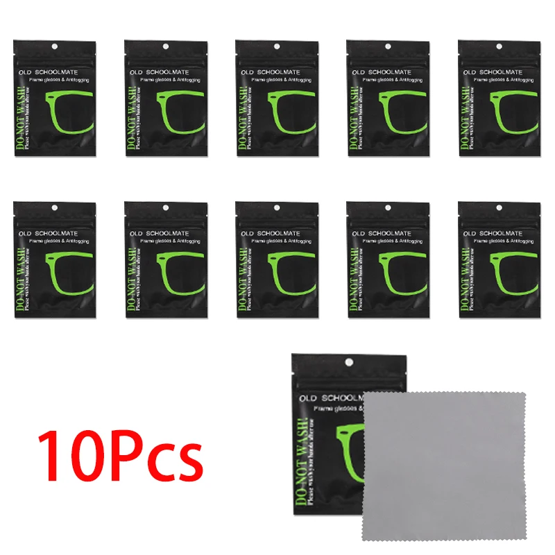 

1/5/10Pcs Reusable Anti Fog Wipes for Glasses Defog Napkin For Glasses Prevent Fog Lens Cloth Cleaning Cloth for Glasses Goggles