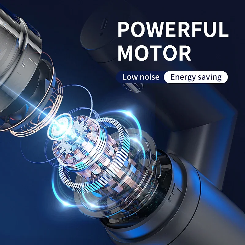 Беспроводной автомобильный пылесос Xiaomi 9800000Pa 5 в 1 портативный мощный ручной для