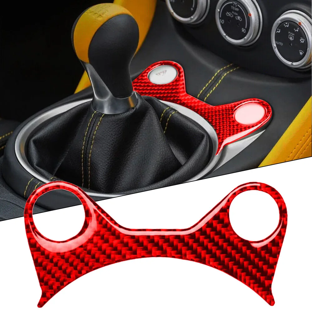

Car Carbon Fiber Manual Gear Shift Panel Cover Trim For Nissan 370Z 2009-2020 Gear Shift Panel Cover Trim Accessories