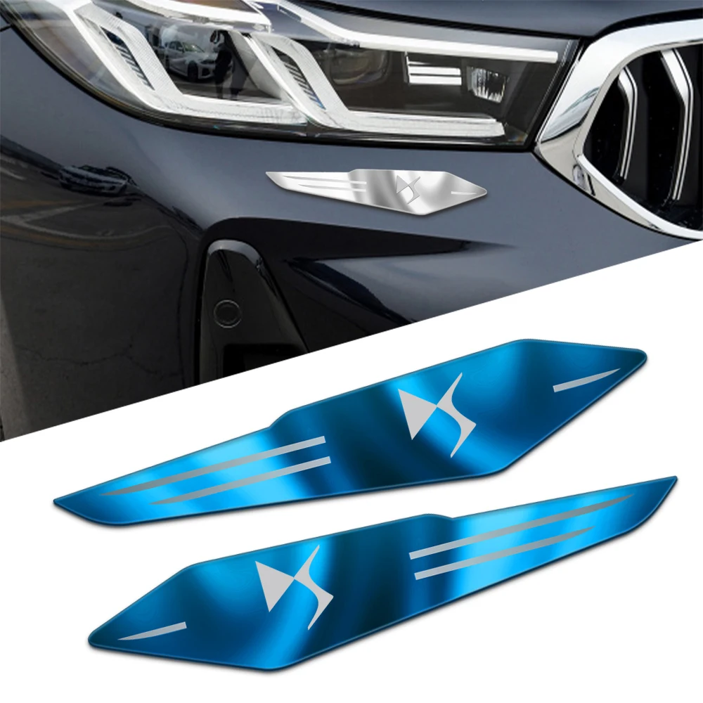 2 шт., светоотражающие наклейки на боковые крылья для DS 9 Tense SPIRIT DS3 DS4 DS4S DS5 5LS DS6 DS7