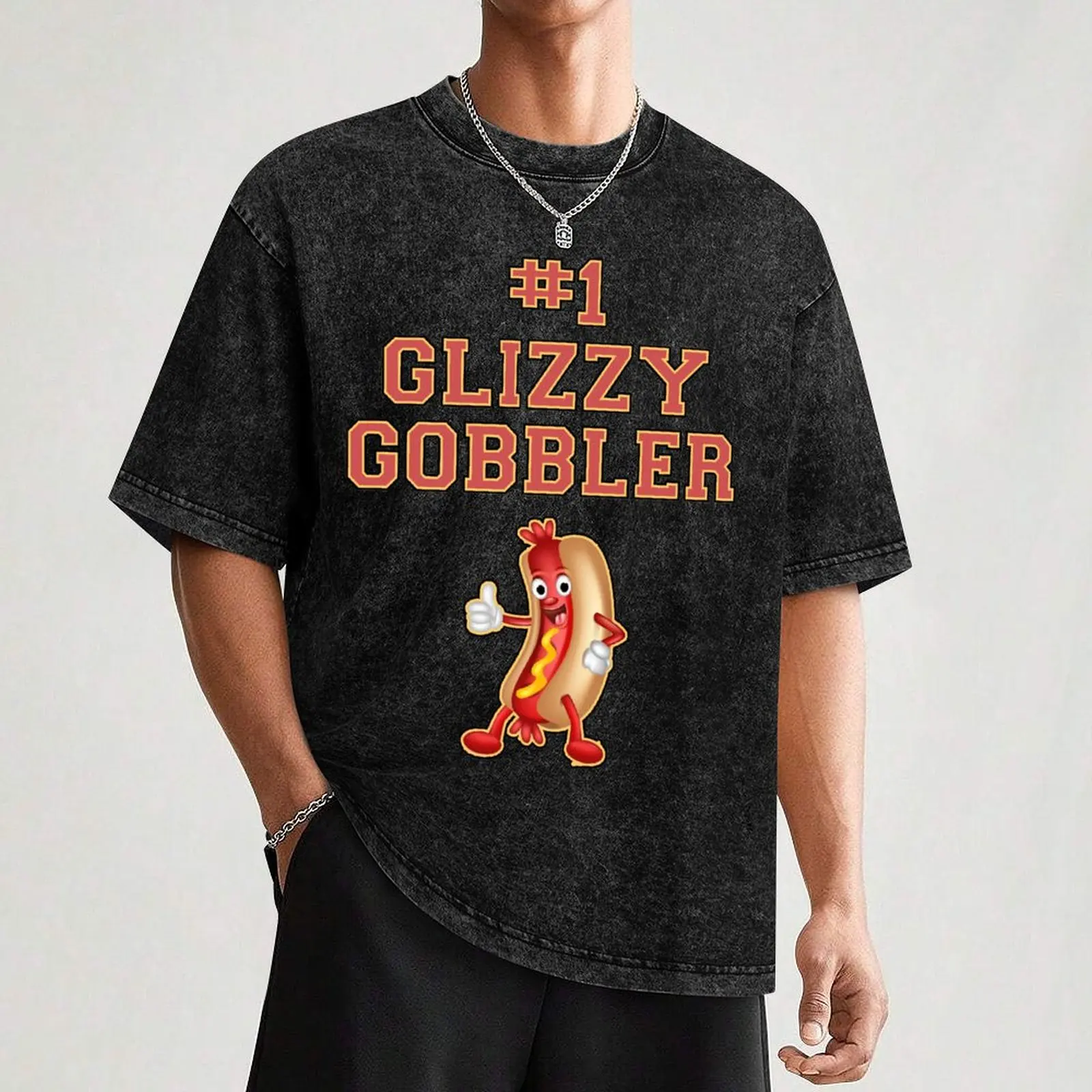# Футболка Glizzy Gobbler Number One Hot Dog Weiner Eater футболка с аниме персонализированная