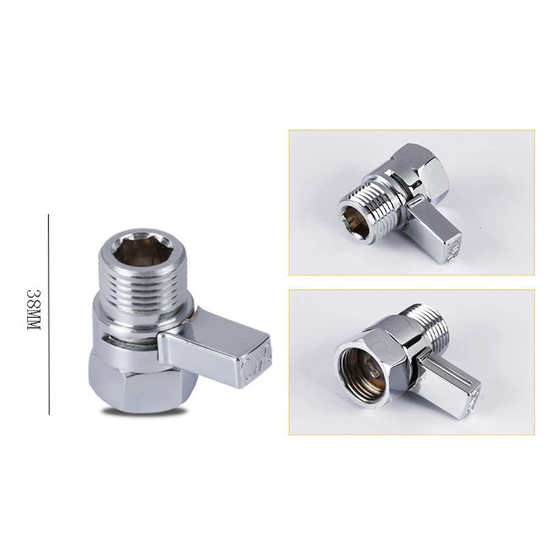 Клапан контроля расхода воды и запорный клапан из твердой латуни для ручного