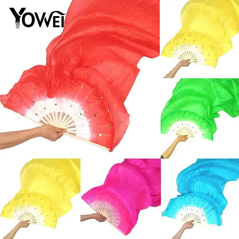 

Durable Dance Fans Silk Fans Right Hands Willowy Rivet Fixed Dance For Dancers Supplies Special Fan For Dance 5 Colors