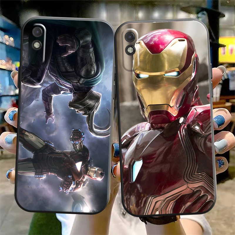 

Popular Marvel Phone Case For Xiaomi Redmi 7 7A 8 8A 8T 9 9T 9A 9C Note 7 8 9 9S Liquid Silicon Back Coque Carcasa Soft Funda