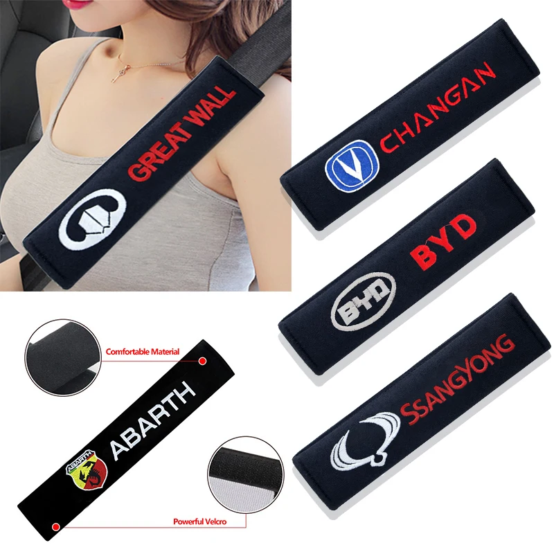 

2pcs Car Seat Belt Pads Cotton Safety Shoulder Protector for Audi TT Q2 Q3 Q5 Q7 Q8 S1 RS3 RS4 S3 RS5 RS6 RS7 R8 B5 Accessories