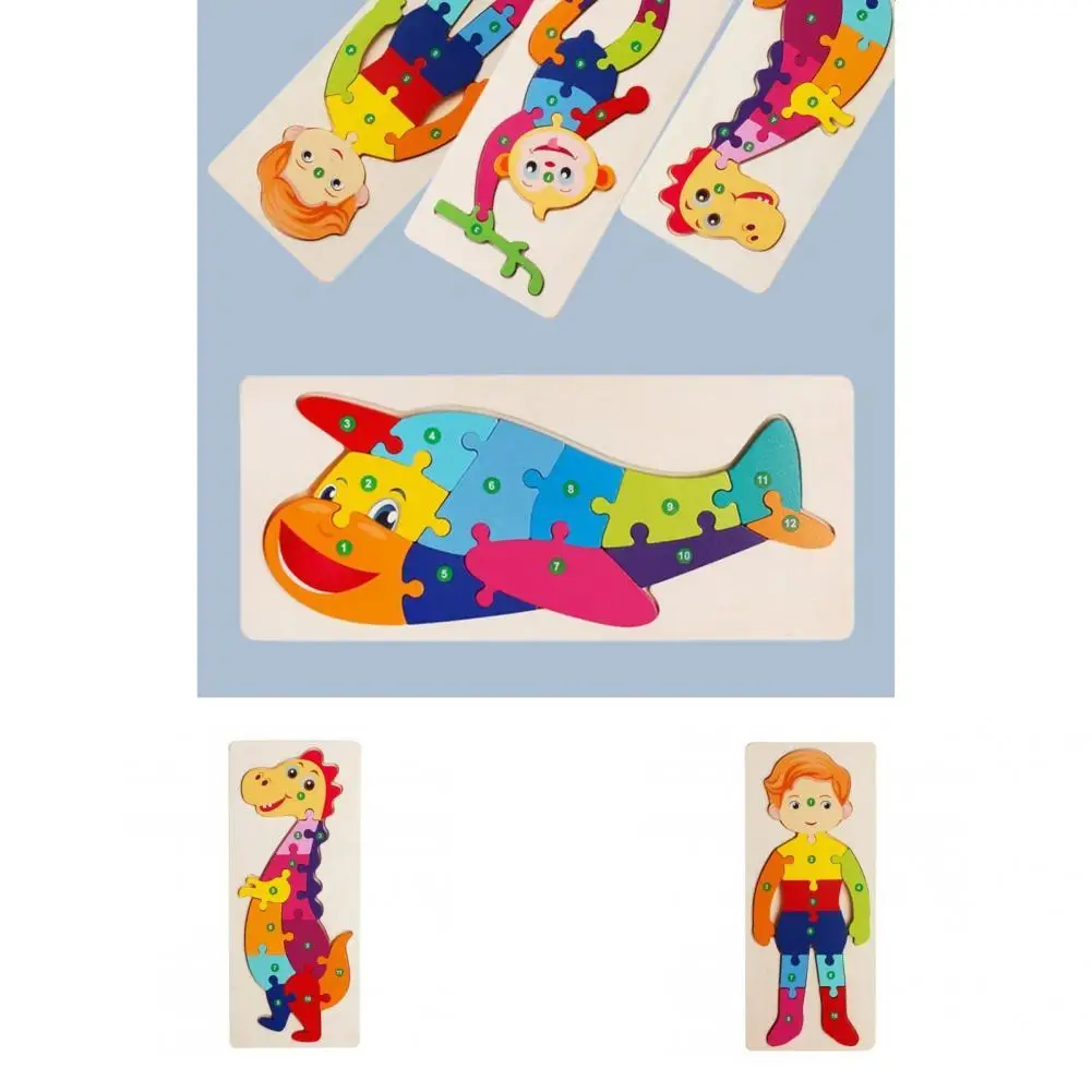 

Toddler Puzzle Anti-fade Creative Healthy Exercise Hands-on Ability Kids Jigsaw