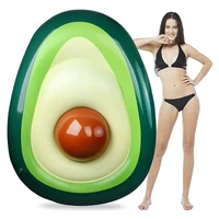 inflatable avocado pool float floatie with ball fun pool floats floaties summer swimming pool raft lounge beach floaty party toy