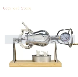 Мини-машина для попкорна из нержавеющей стали 300 мл старомодная маленькая машина