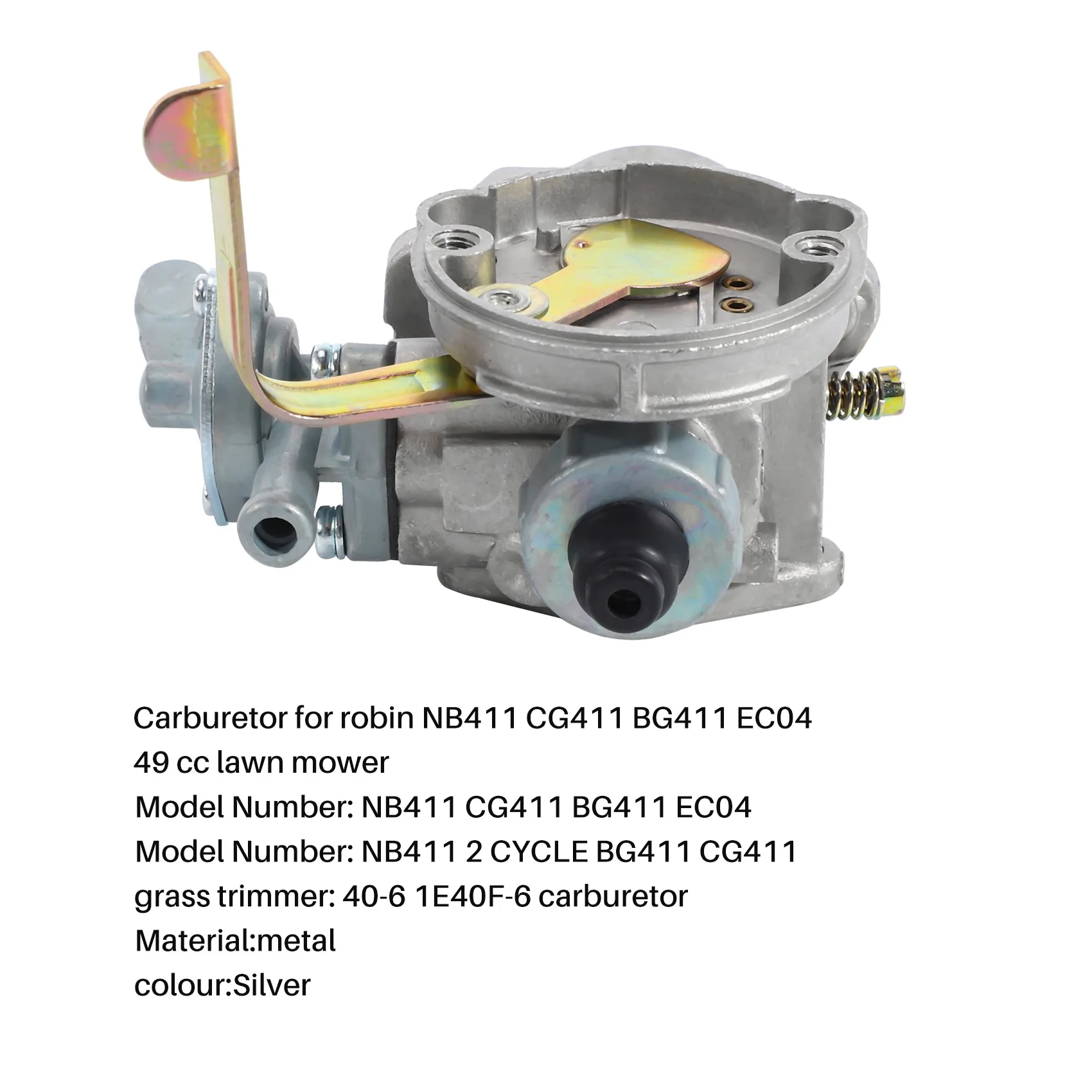 Карбюратор для Robin NB411 CG411 BG411 EC04 49CC кусторез триммер Weedeater 5416040000 Замена