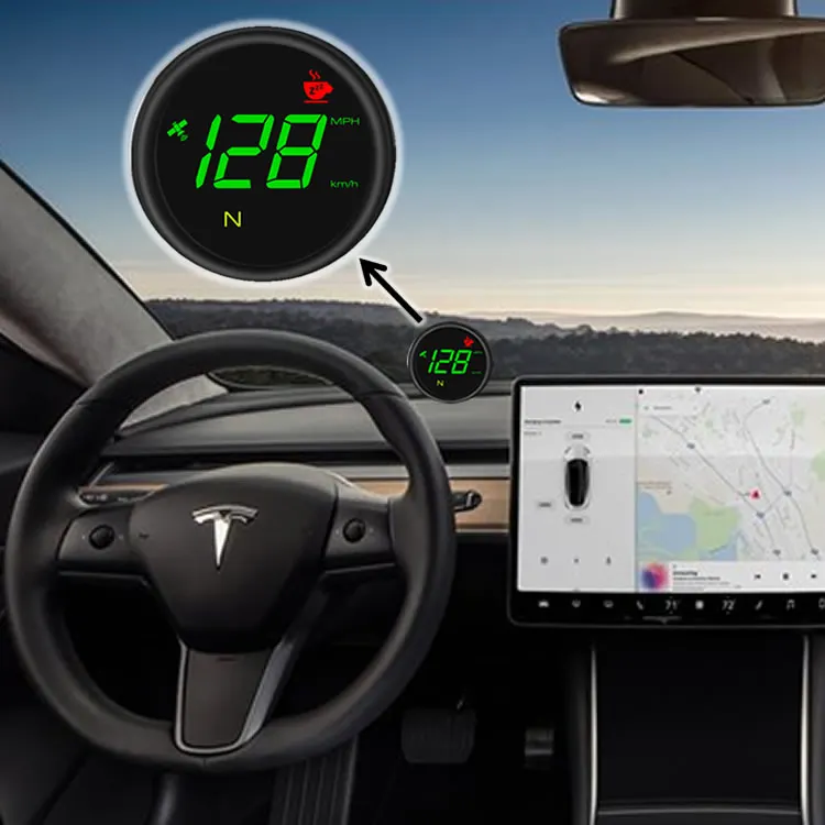 Для TENET GPS hud Спидометр проекционный дисплей для автомобиля tesla модель 3 Y