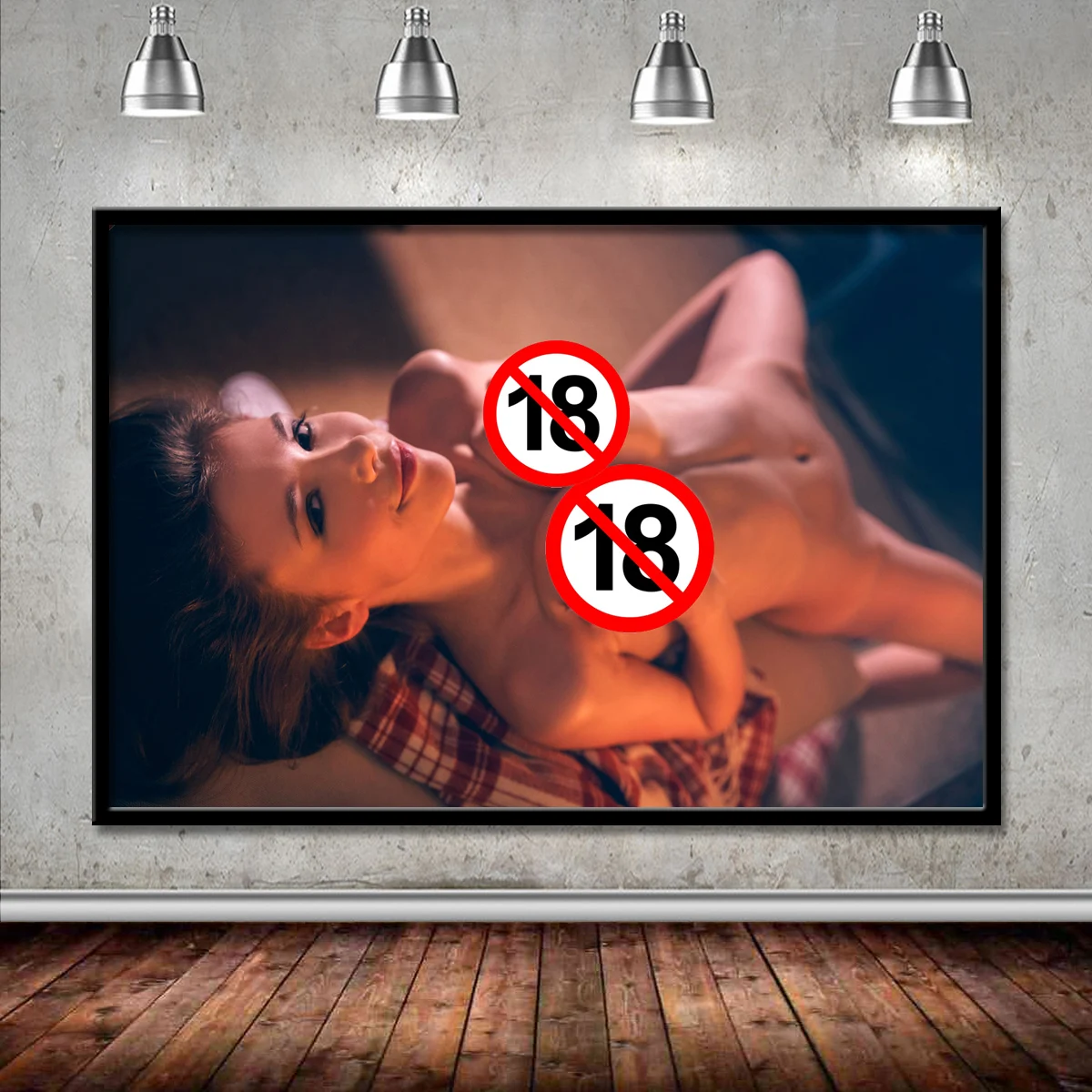 Настенные художественные Плакаты для взрослых модель Мила Азул горячее тело