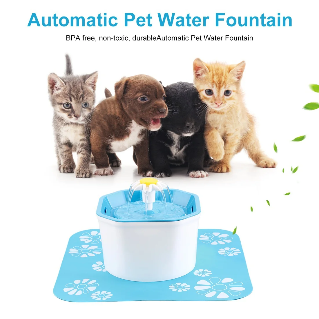 

Automatic Cat Water Fountain Electric Cat Drinking Fountain Smart Cycling Water Dispenser for Cats Filter Super Quiet Drinker