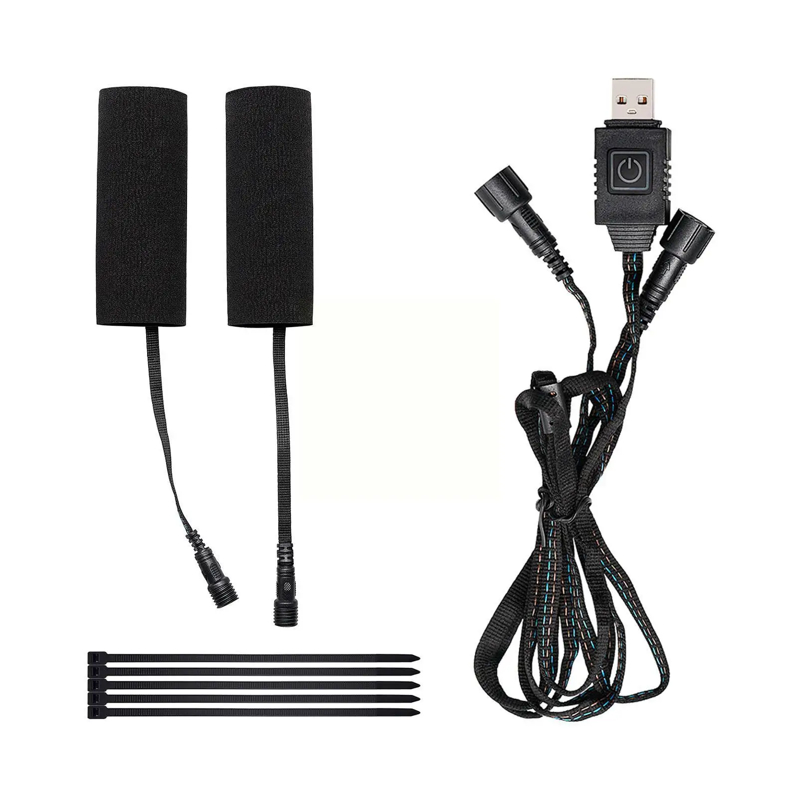 

Ручки с подогревом для мотоцикла 5 В, USB 6, нескользящий чехол с защитой от вибрации, H1K9