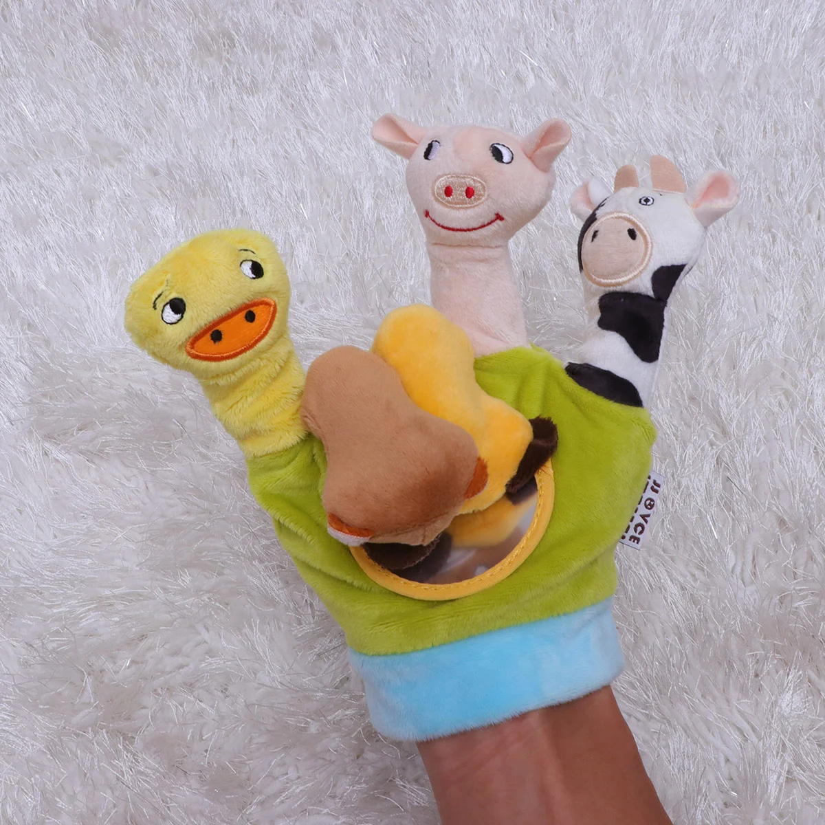 

Пальчиковая игрушка-животное, игрушечные куклы для ролевых игр, детские куклы, перчатки, успокаивающие игрушки, детская ручная кукла, тканевая кукла на палец