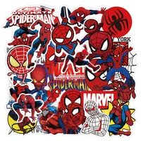 103050pcs marvel spider man cartoon stickers for kids waterproof anime decals graffiti motorcycle diary laptop skateboard