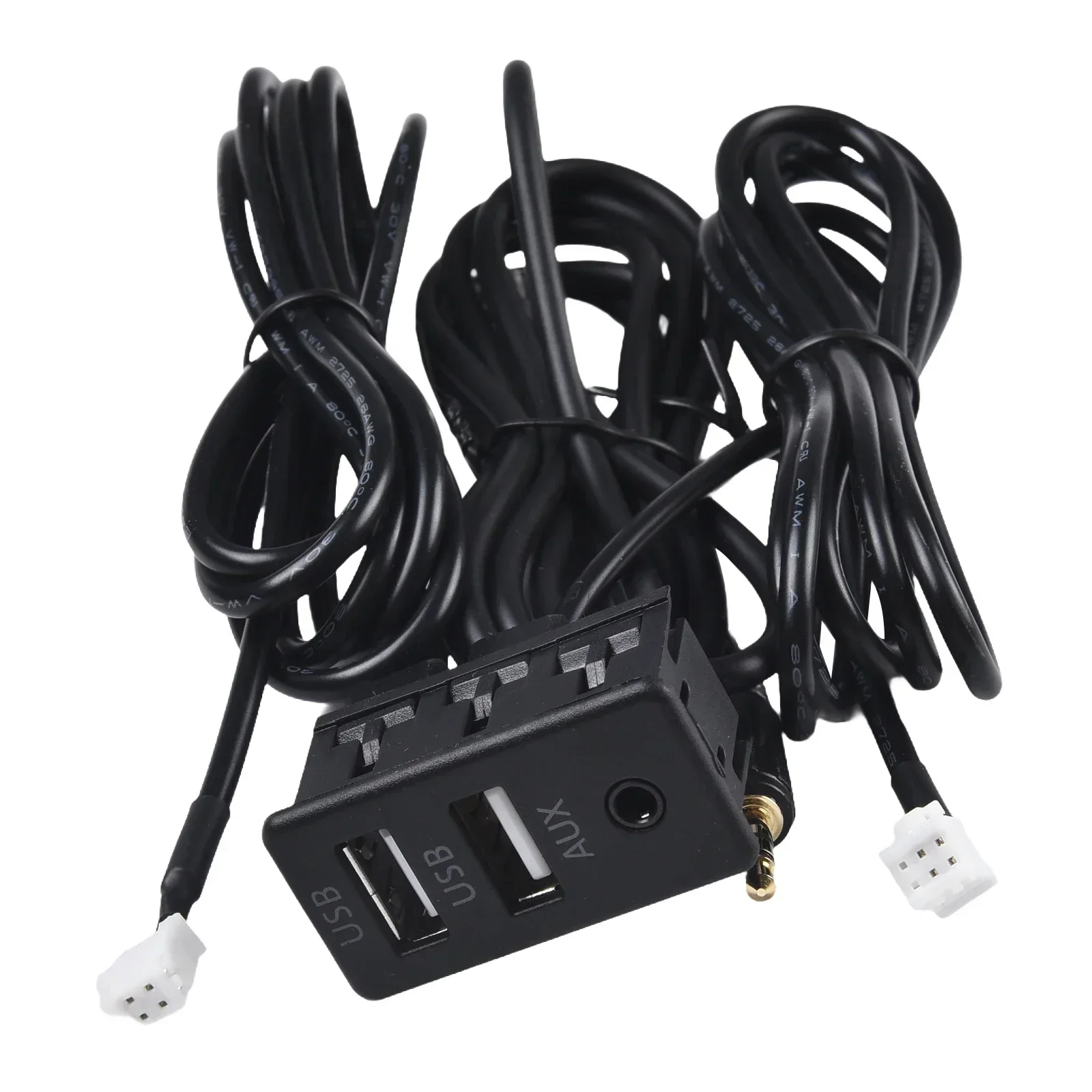 Автомобильная двойная розетка USB + AUX автомобильное крепление на приборную панель