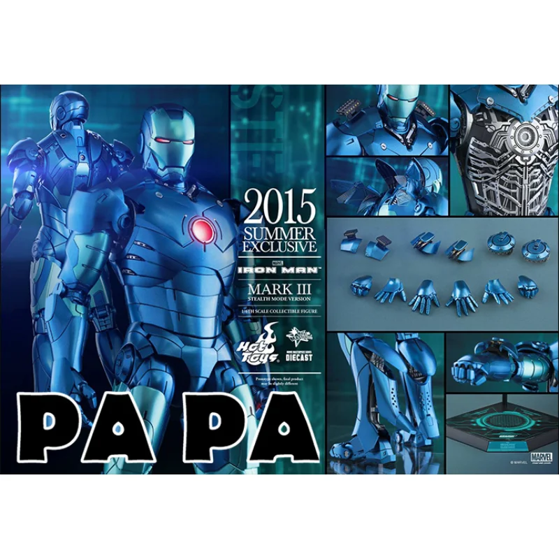 

Фигурка-подводная лодка Hottoys HT 1/6 MMS314D12 Iron Man 2 MK3, ограниченная серия, из голубого сплава, модель, коллекция хобби