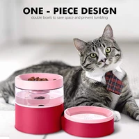 cat food bowls elevated raised cat bowls for food and water set automatic waterer dispenser plastic food grade material
