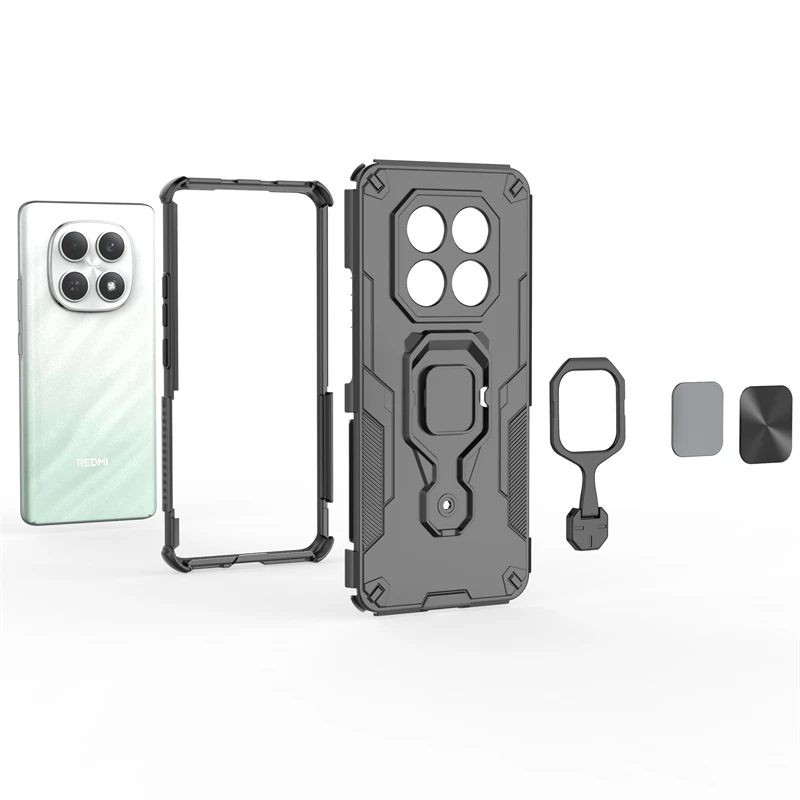 Фото Чехол-держатель для телефона Redmi Note 15 4G, противоударный чехол-броня для Redmi Note 15 4G №3