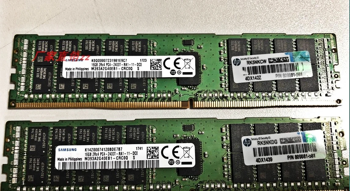 

RAM 809081-081 846740-001 16G 2RX4 PC4-2400T DDR4 память ECC REG 1 шт.