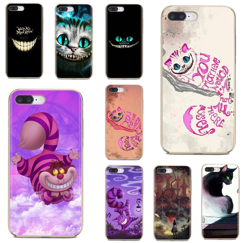 

anime Cheshire Cat alice in wonderland Case For iPod Touch iPhone 10 11 12 Pro 4S 5S SE 5C 6 6S 7 8 X XR XS Plus Max 2020