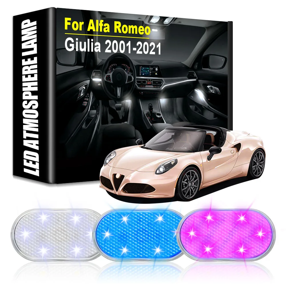 

Car LED Atmosphere Lights Reading Light Led Lamps Car Interior Lights Car Accessories Auto Goods for Alfa Romeo Giulia 2001-2021