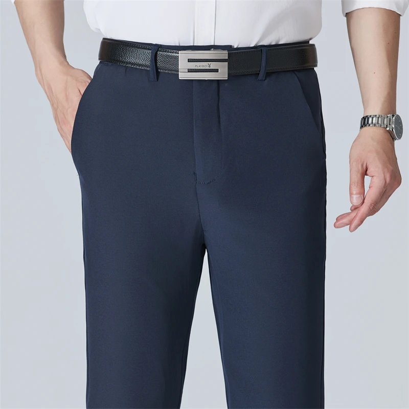 Мужской весенне-летний модальный деловой повседневный костюм брюки длинные