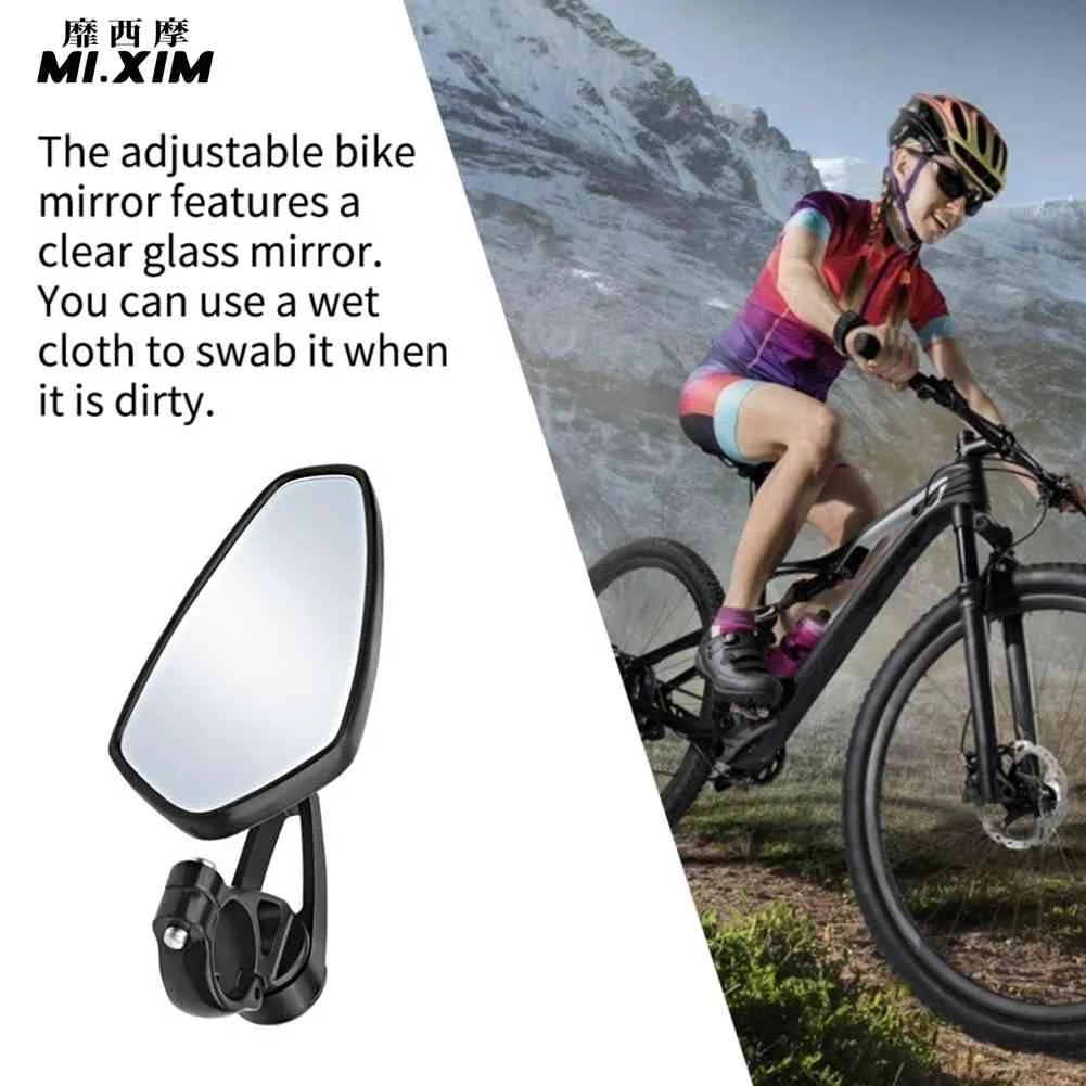 

Зеркало заднего вида с рулем заднего вида, аксессуары из алюминиевого сплава для электрического велосипеда, мотоцикла, универсальное зерка...