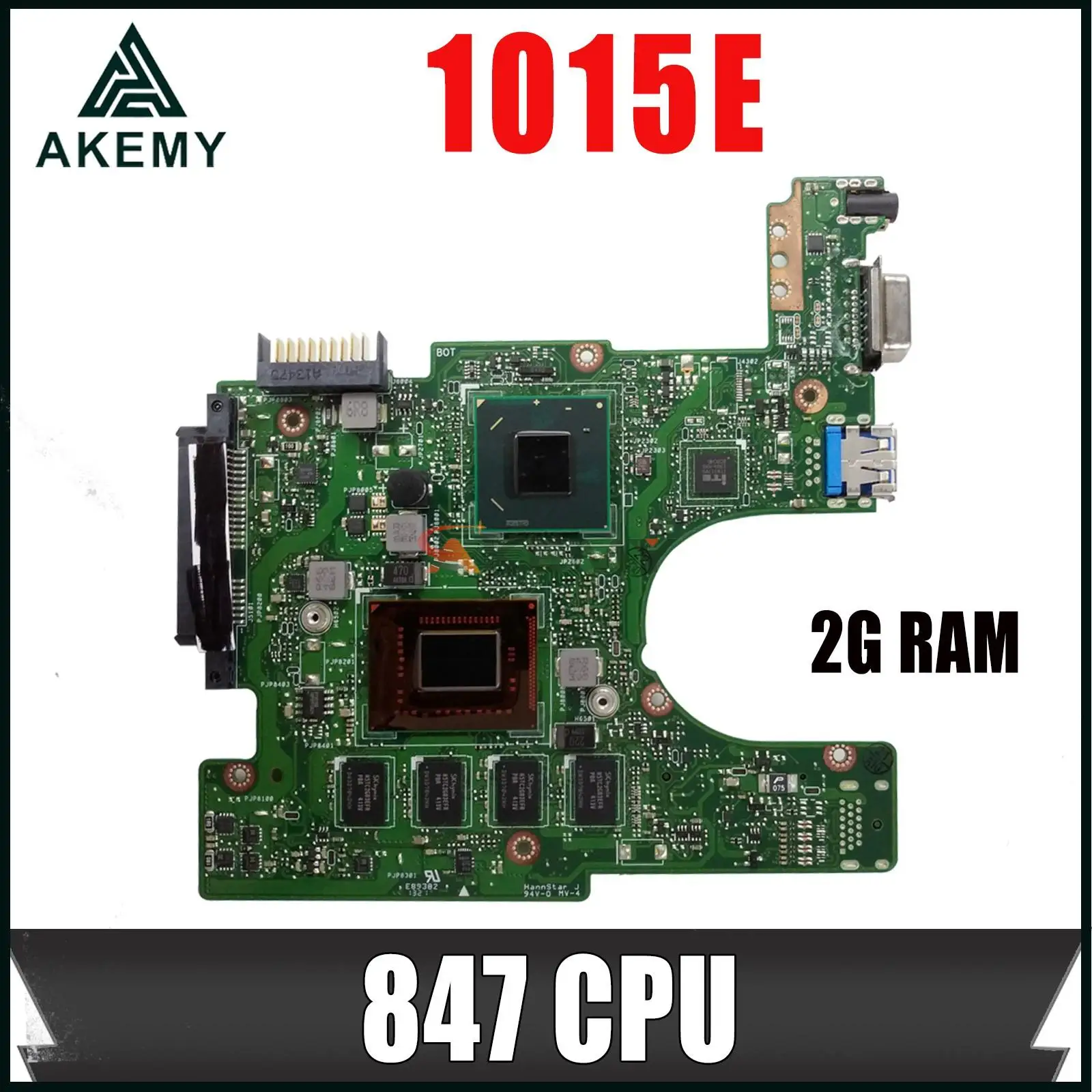 

1015E Материнская плата ASUS EeePC 1015E2 материнская плата ULV847 REV2.0 847 процессор 2 Гб ОЗУ Встроенная 100% тестовая работа