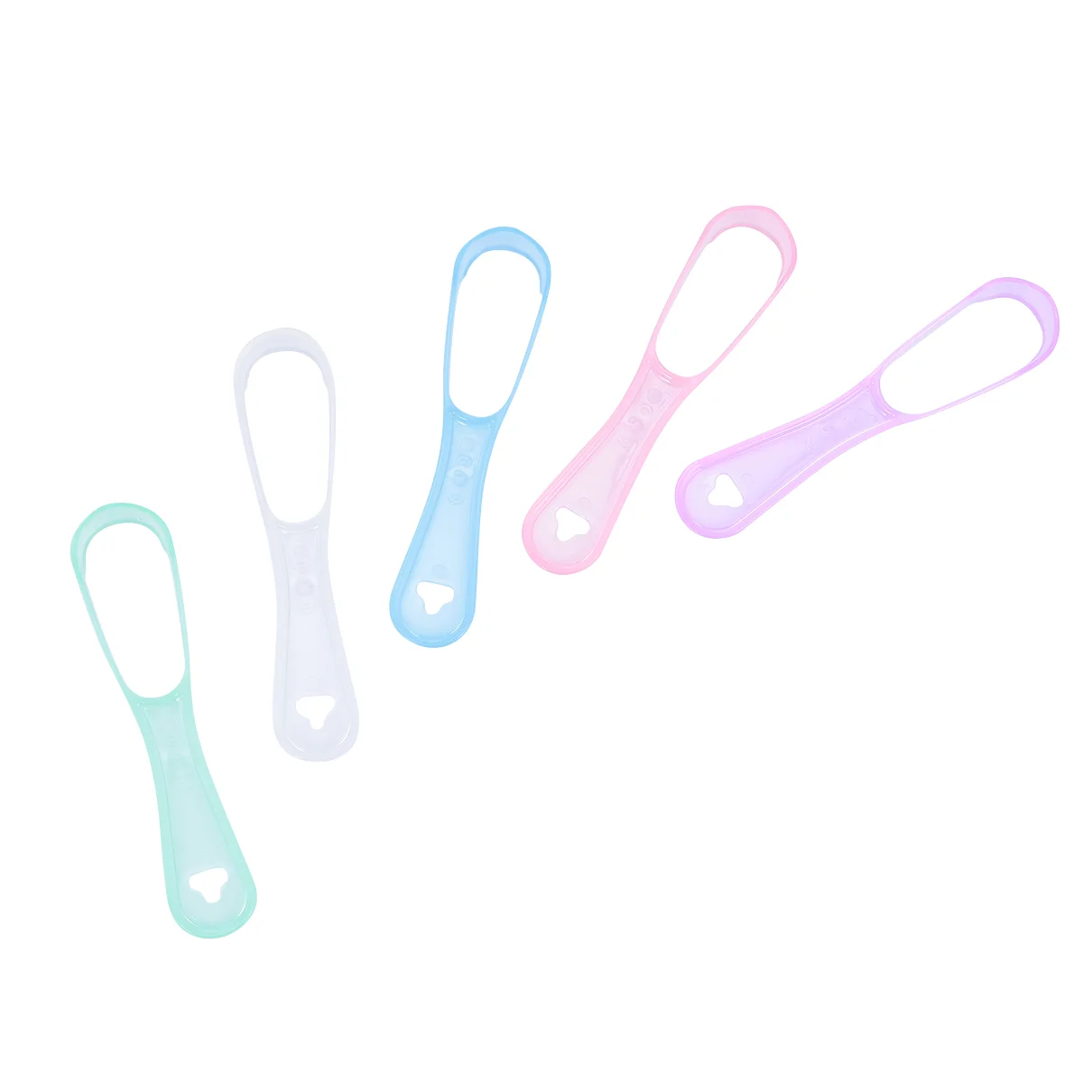 

10 Useful Portable Reusable Tongue Scraper Tongue Cleaner for