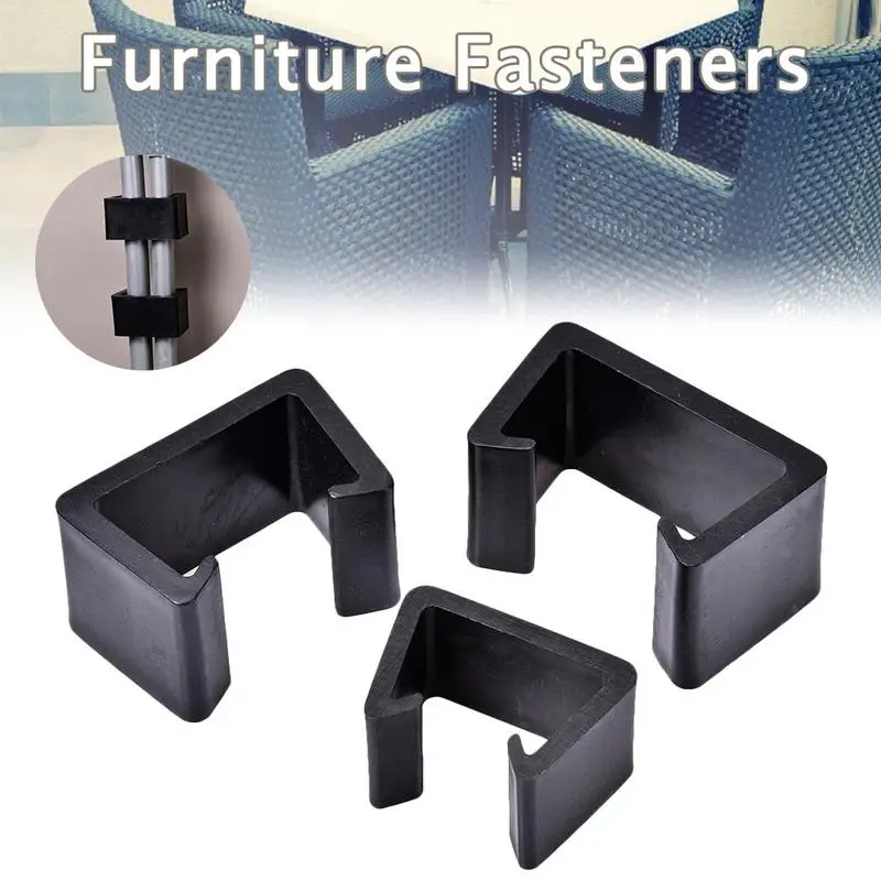 

PCS Outdoor Patio Wicker Furniture Clips Sofa Rattan Furniture Clips Chair Fasteners Sectional Sofa Couch Alihnment Connector