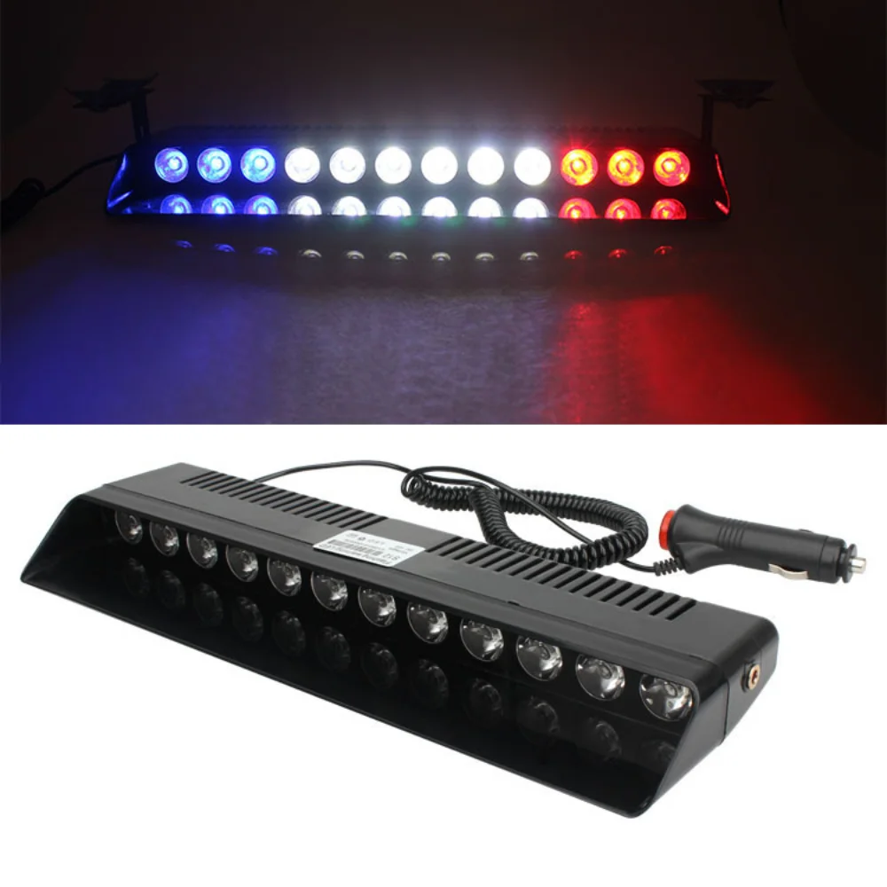 

High-power 12LED 12V 12W Car Warning Light 14 Lighting Modes Shovel Suction Lamp Signal Lamp