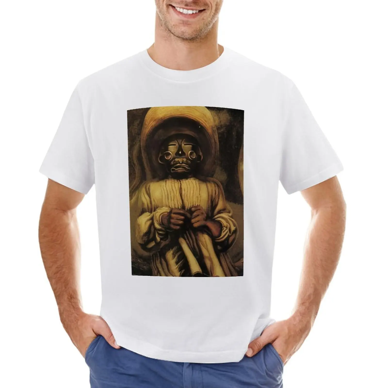 Футболка мужская хлопковая с принтом животных большие размеры