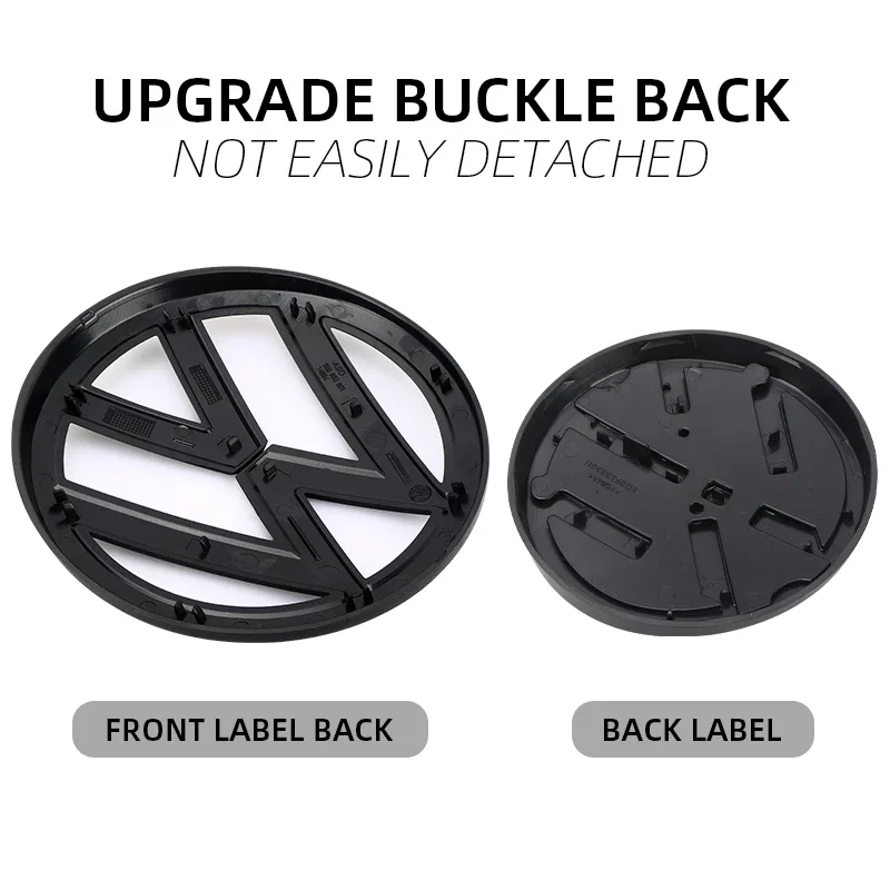 2 Pz Cromato Auto Anteriore Radiatore Griglia Emblema 137 мм + Posteriore Tronco Coperchio Distintivo 115 Automatico Pe