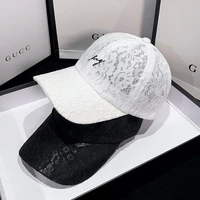 ladies lace mesh cap summer all match fashion breathable peaked caps spring and autumn street shooting outdoor outing sun hat