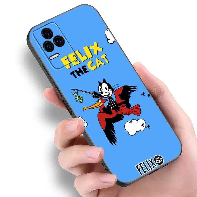 Мультяшный F-Felix The C-cat телефонная лампа для Redmi 11 Prime 11A 12C 13C A1 A2 Plus A3 12 4G 10 13R Φ 9A 10A 9C 10C