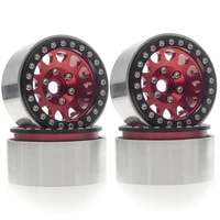 4pcs aluminum alloy 1 9 beadlock wheels rims for 110 rc crawler axial scx10 scx10 ii 90046 axi03007 traxxas trx4 d90