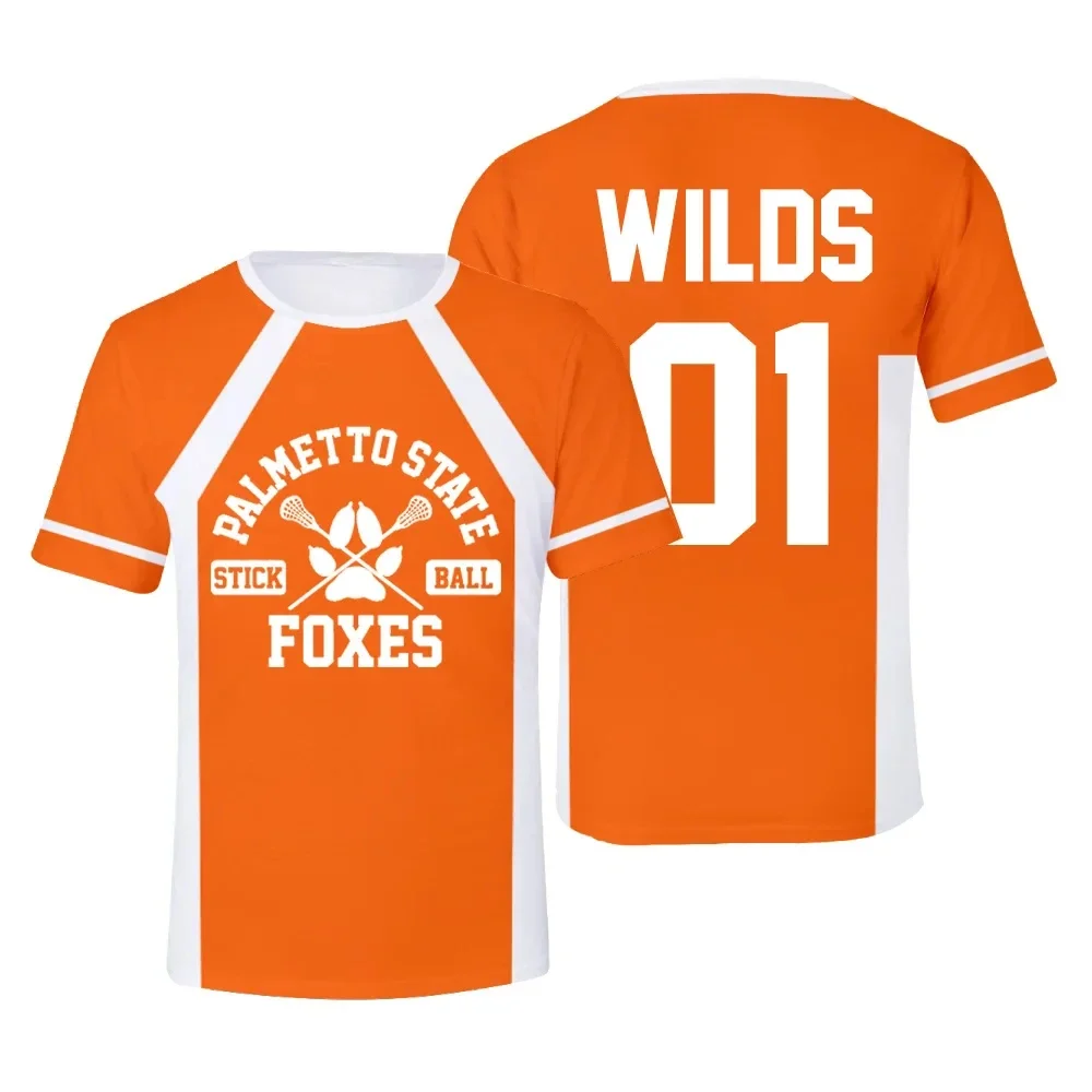 Фото Новый Foxhole Court Palmetto State Foxes Lacrosse Джерси Косплей WILDS MINYARD 3D футболка мужская/женская одежда детские футболки №4